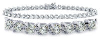 3-Prong Set Tennis Bracelet